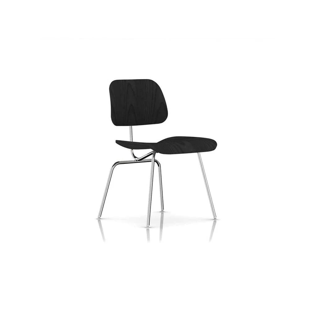 Eames Molded Plywood Dining Chair (Black) - view 1