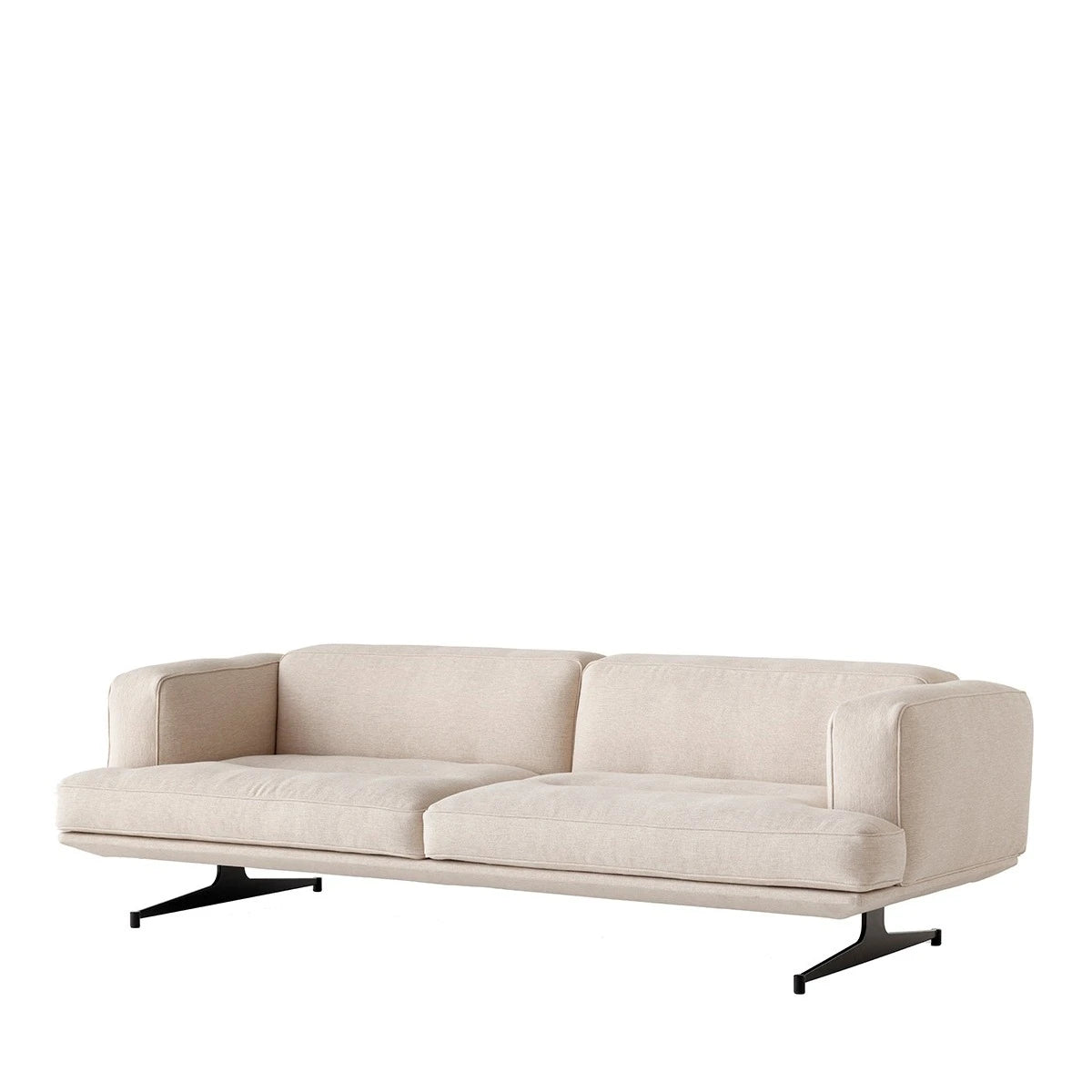 inland sofa AV23 Clay 011-Black Steel - view 1