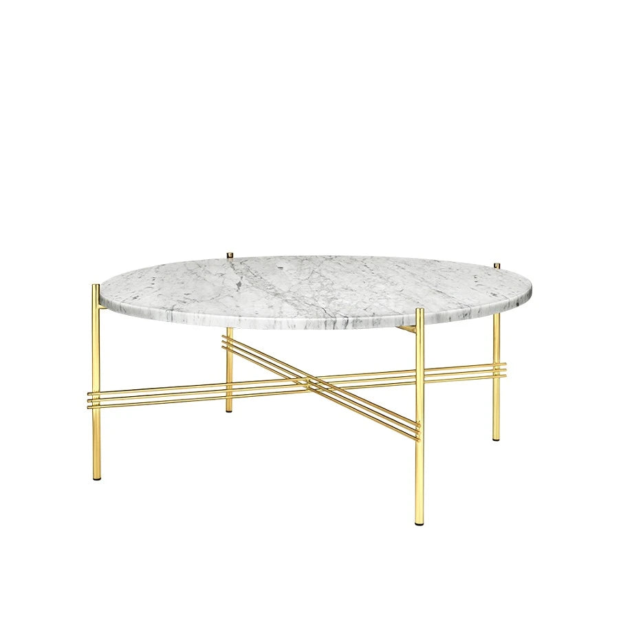 TS Coffee Table Medium dia.80 Brass/3colors - view 1