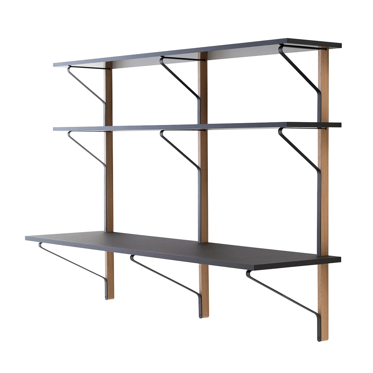 REB010 Kaari Shelf With Desk - view 1