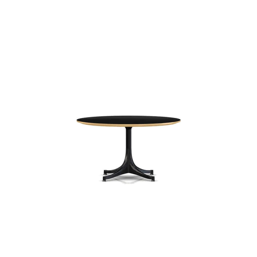 Nelson Pedestal Coffee Table (Black) - view 1