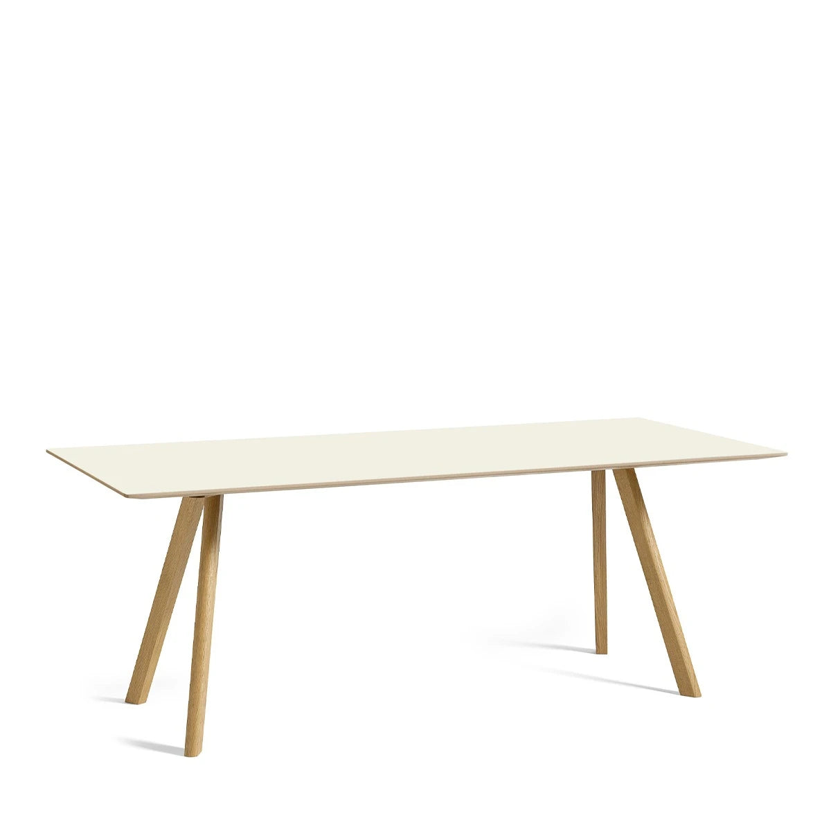 CPH30 Table 200 x 90 Oak-Off White Linoleum - view 1