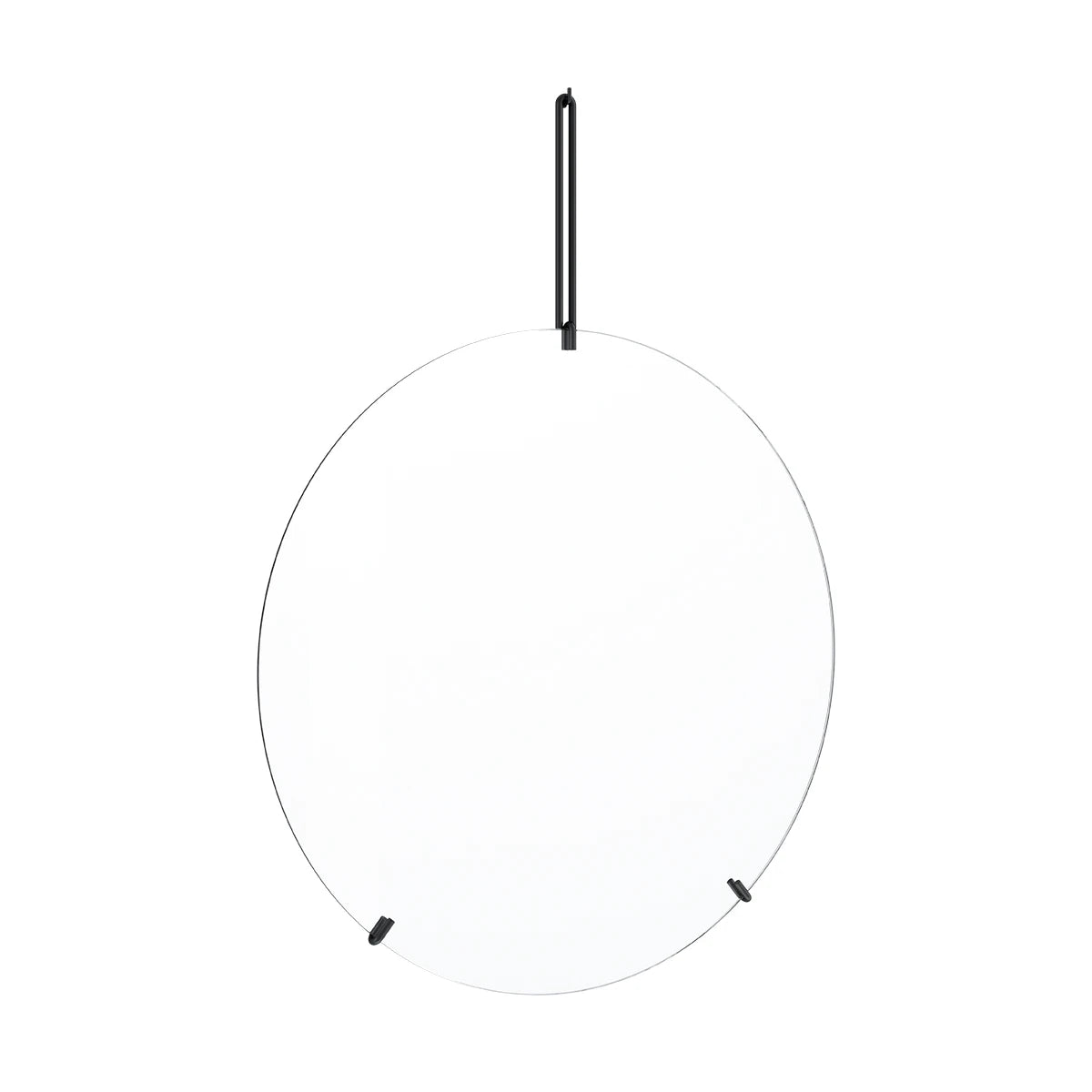Wall Mirror 70Ø Black - view 1
