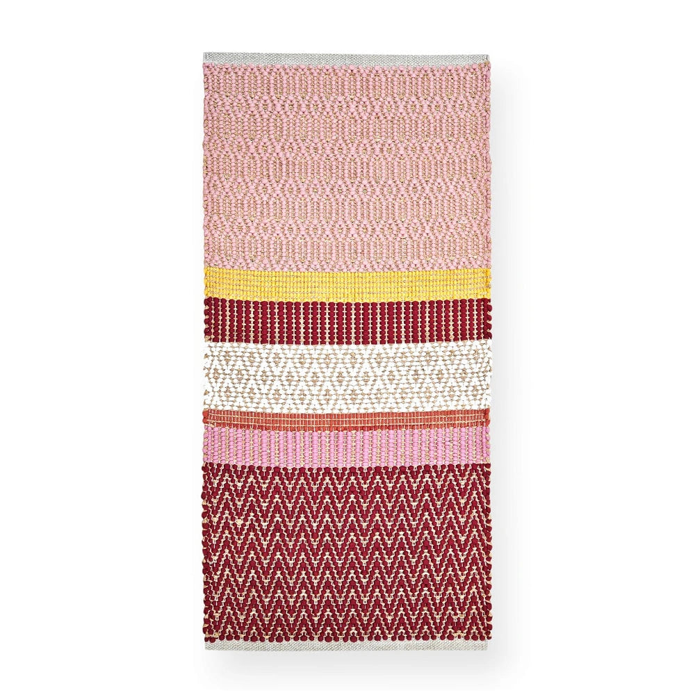 Burel Factory Cotton Cork Red Tone Mix Rug - view 1