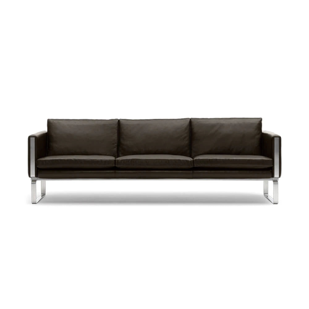 CH103 Stainless Steel Black B 3-Seater - view 1