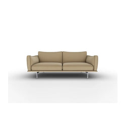 Happy Jack Large 2-Seater Sofa - Leather Velvety Sesame - view 1
