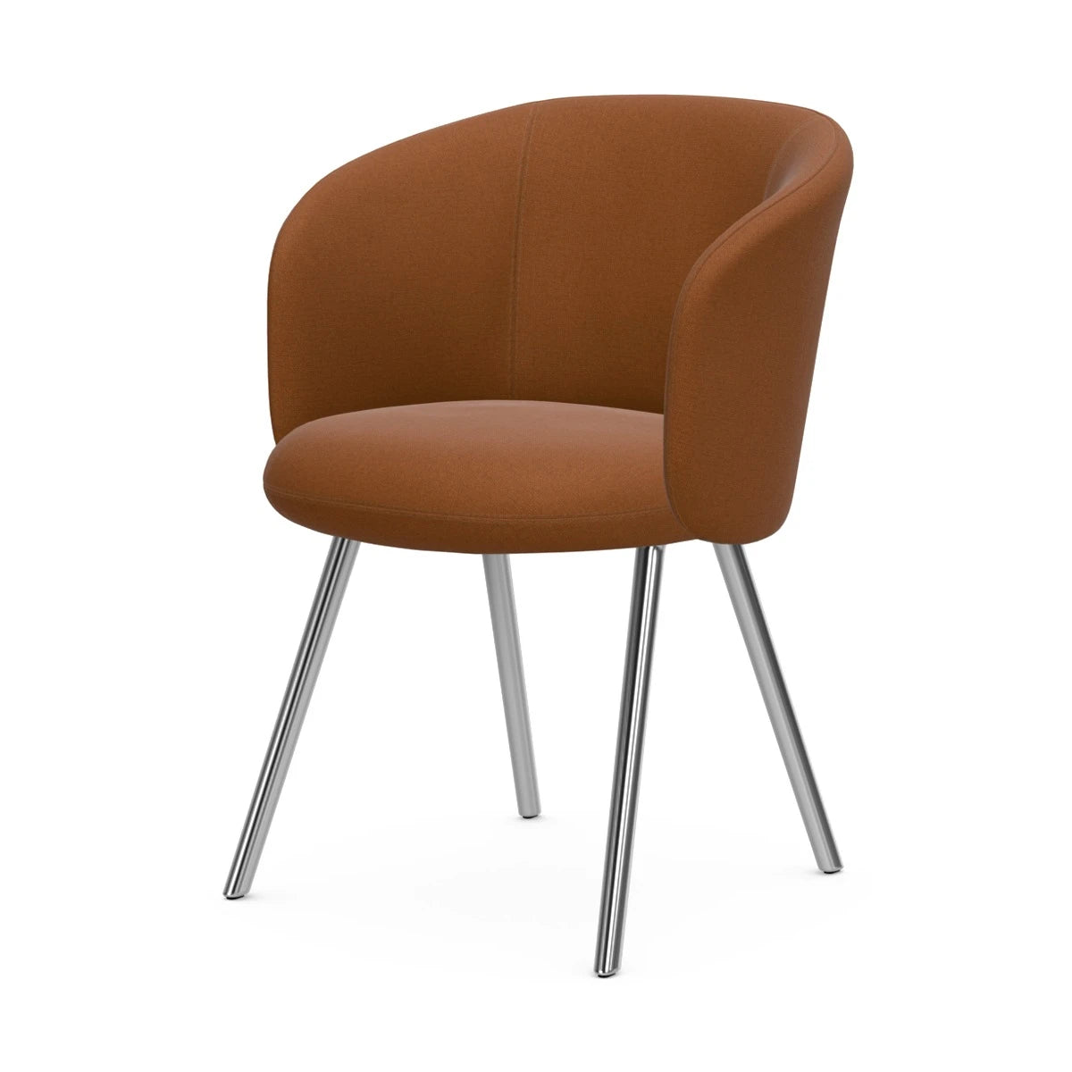 Mikado Armchair hola terracotta leg finish polished - view 1