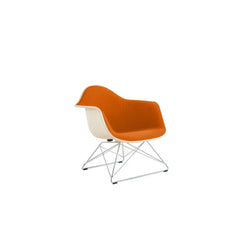 Eames Plastic Arm Chair, Low Wire Base (Upholstered) - view 1