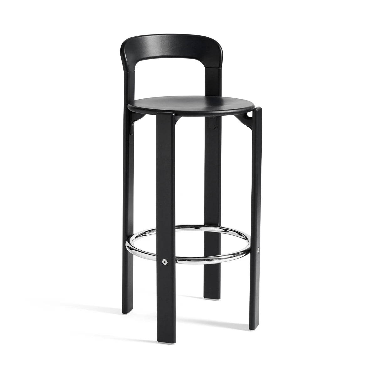 Rey Bar Stool High Deep Black - view 1