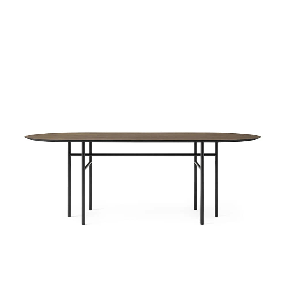 Snaregade Dark Oak Dining Table Oval - view 1