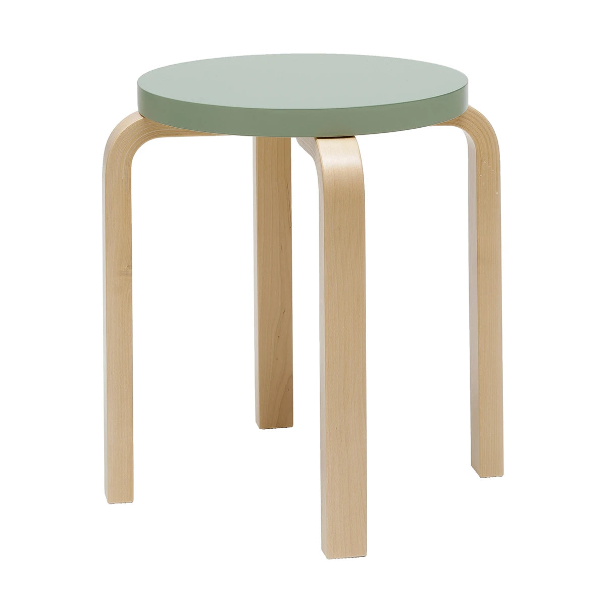 Stool E60 Birch-Green - view 1