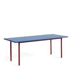 Two Colour Table 200 x 90 Blue-Maroon Red - view 1
