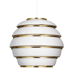 A331 BEEHIVE Pendant Brass-White Aluminium - view 1