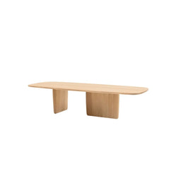 Tobi-Ishi Rectangular Table 313 Natural Elm - view 1