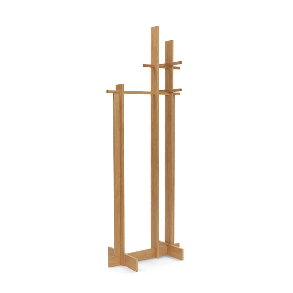 Bridge Clothes Stand Oak Oil - view 1