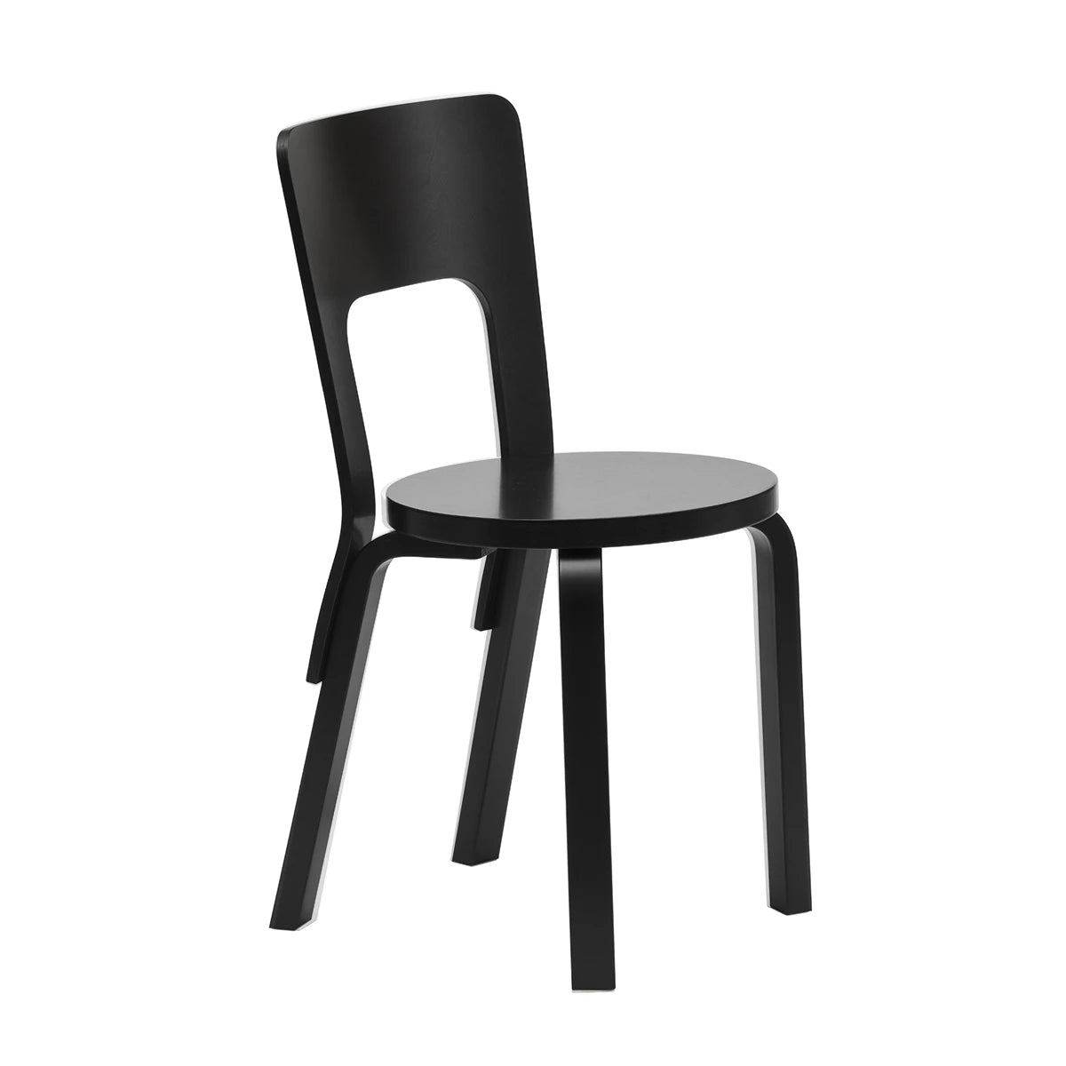 Chair 66 2Heights Black Lacquered - view 1