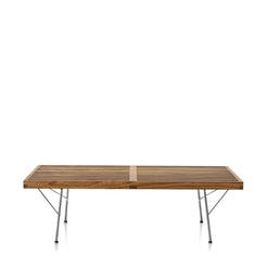Nelson Platform Bench (Walnut-Chrome) - view 1