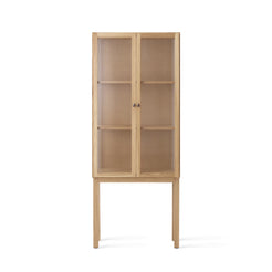 Curiosity Cabinet Tall Natural Oak - view 1