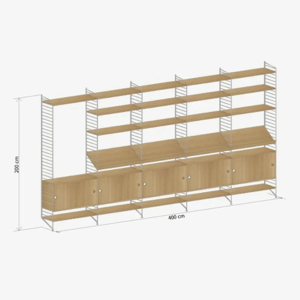 STRING SYSTEM MODULE 8 Shelf - view 1