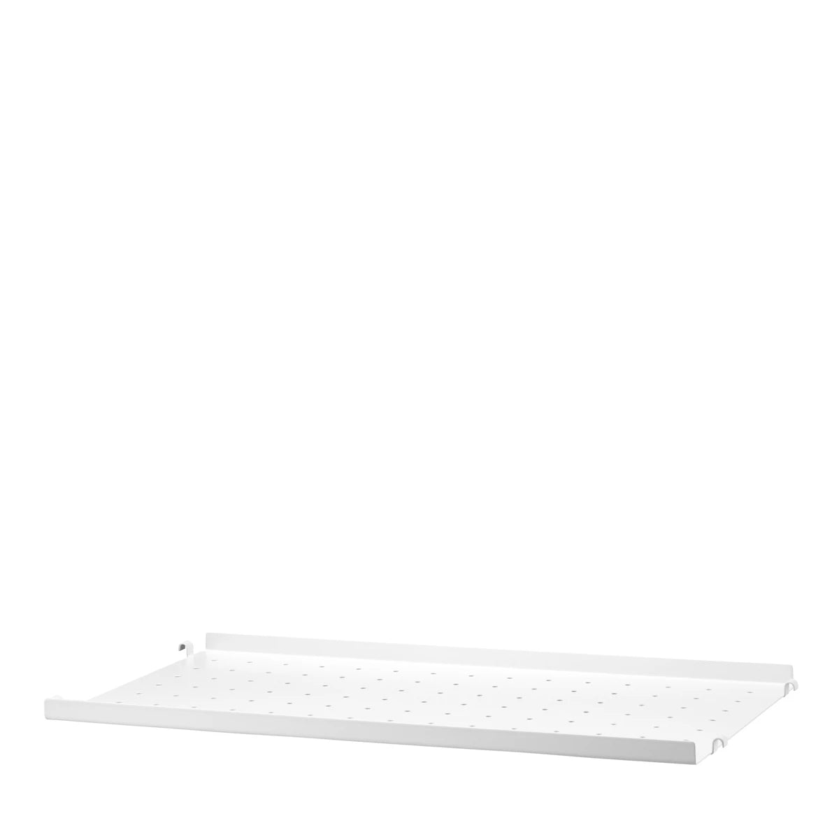 Metal Shelf Low Edge White - view 1