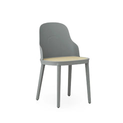 Allez Chair Molded Wicker Grey PP Dining Chair - view 1