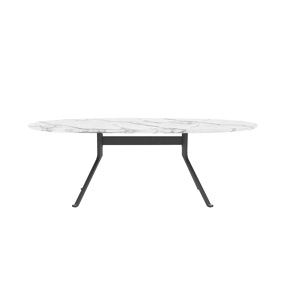 Blink Oval Dining Table (Marble) - view 1