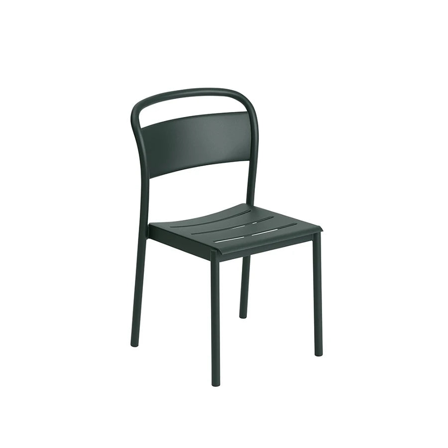 Linear Steel Chair Dark Green - view 1