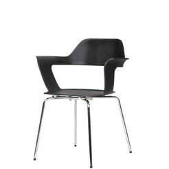 Chairgallery Mu Chair Black Chromed Armchair Dining Chair - view 1