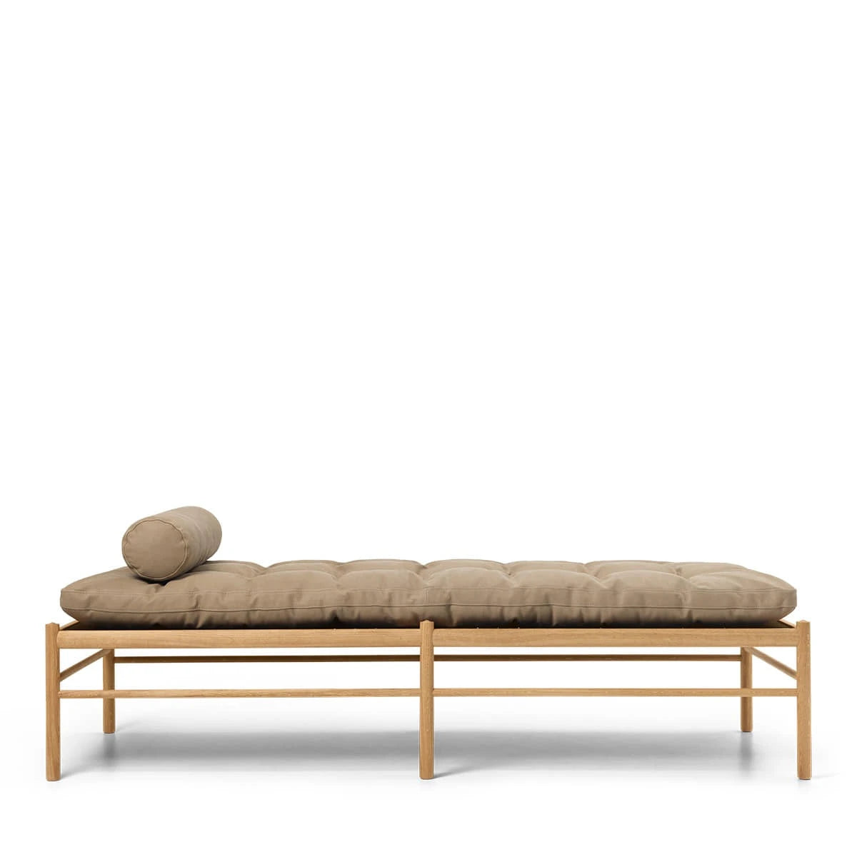 OW150 Daybed Oak Oil Leather-Sorensen - view 1