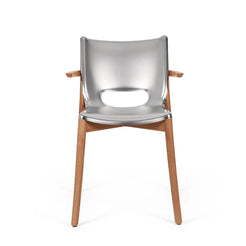 Puel Matte Steel/Brown Armchair - view 1