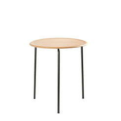 Kevi 2010 Oak Veneer Black 600 Table - view 1