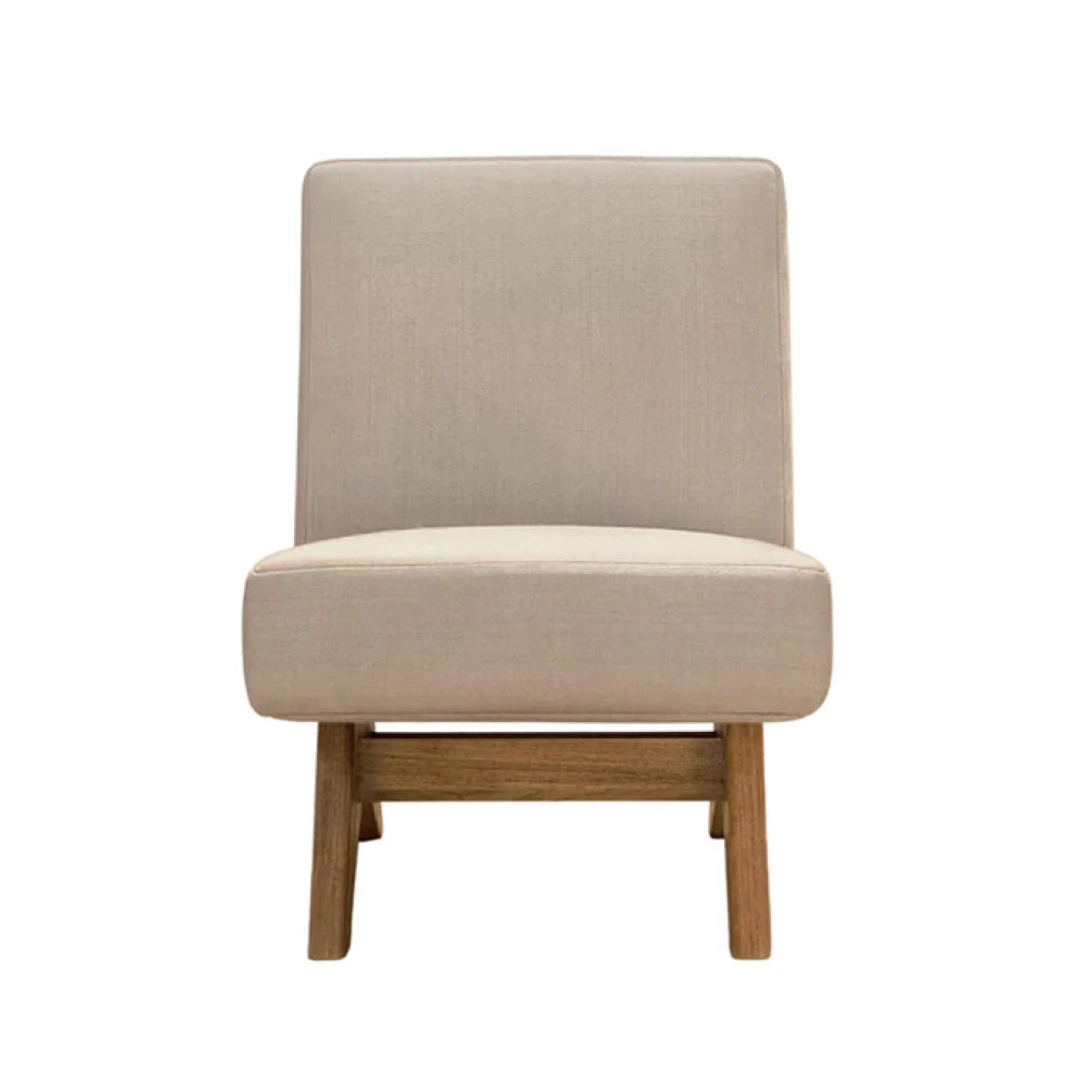 Upholstered Armless Chair - view 1