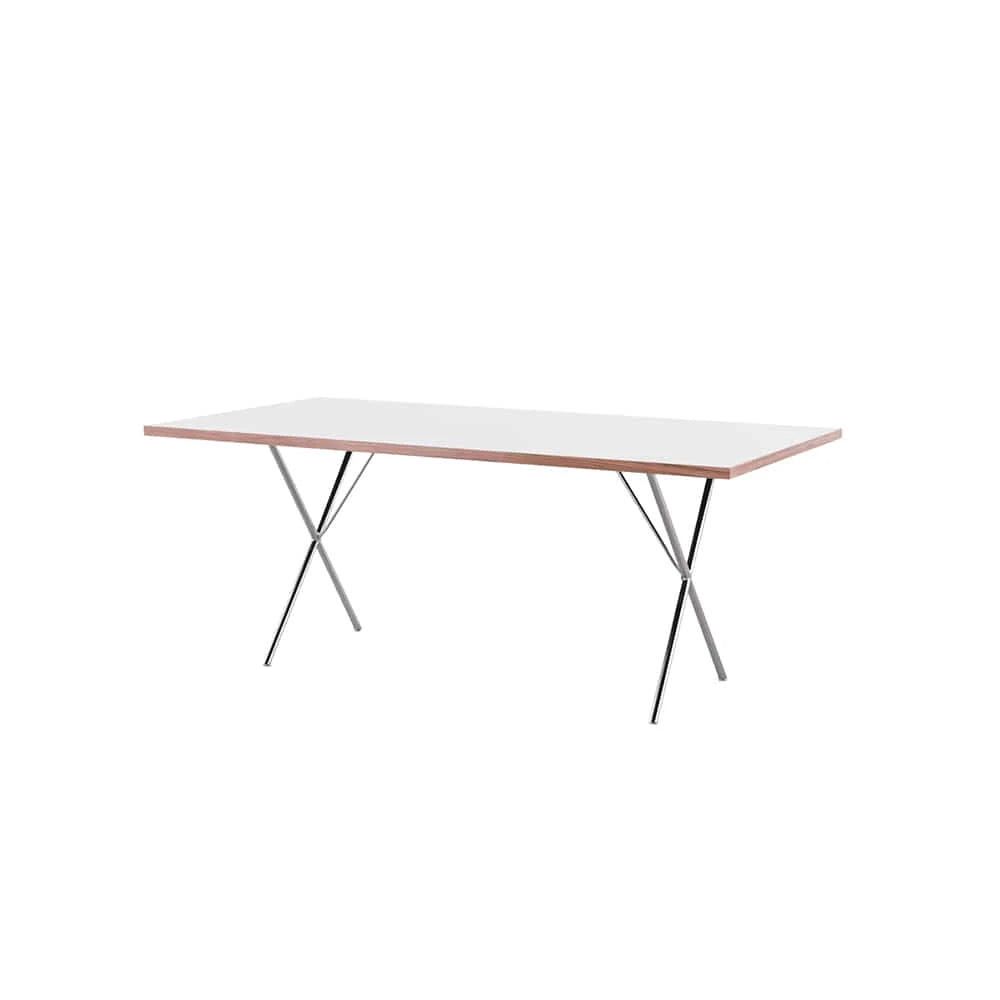 Nelson X-Leg Table (White) - view 1