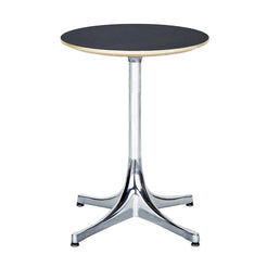 Nelson Pedestal Side Table Black-Aluminum Base Ø43 - view 1