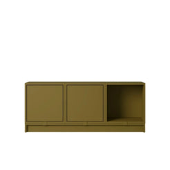 Stacked Storage Hallway Brown Green - view 1