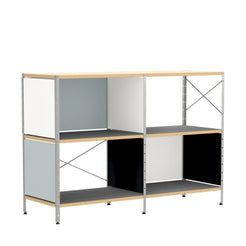 Eames Storage Unit 2 x 2 Natural-Zinc Frame - view 1