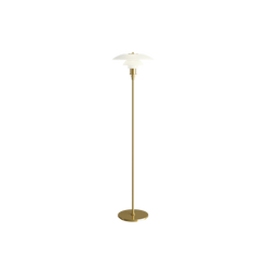 PH 3½-2½ Glass Brass Floor Lamp - view 1