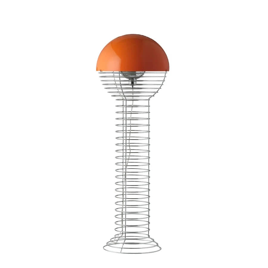 Wire Floor Lamp Orange - view 1