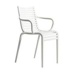 PIP-E green collection armchair white - view 1