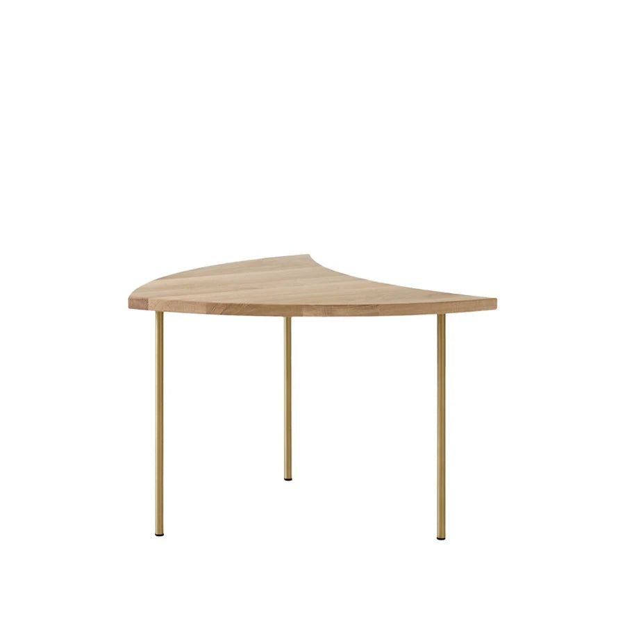 Pinwheel Lounge Table HM7 Brass/Oak - view 1