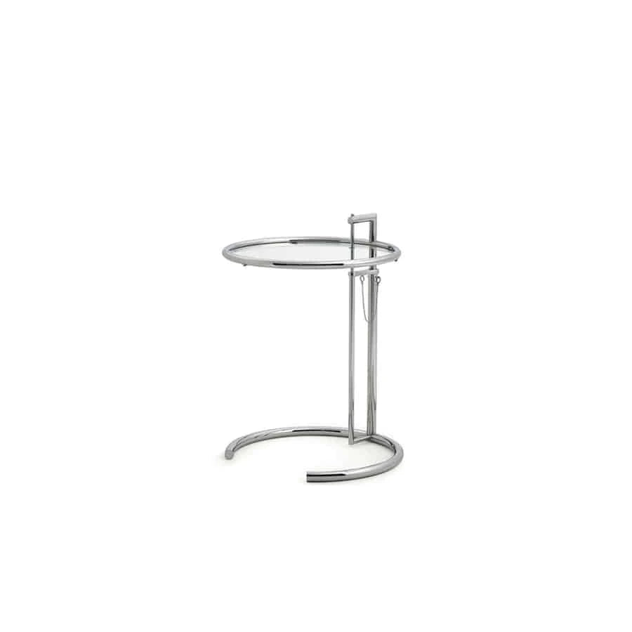 Adjustable Table E 1027 (Clear top) - view 1