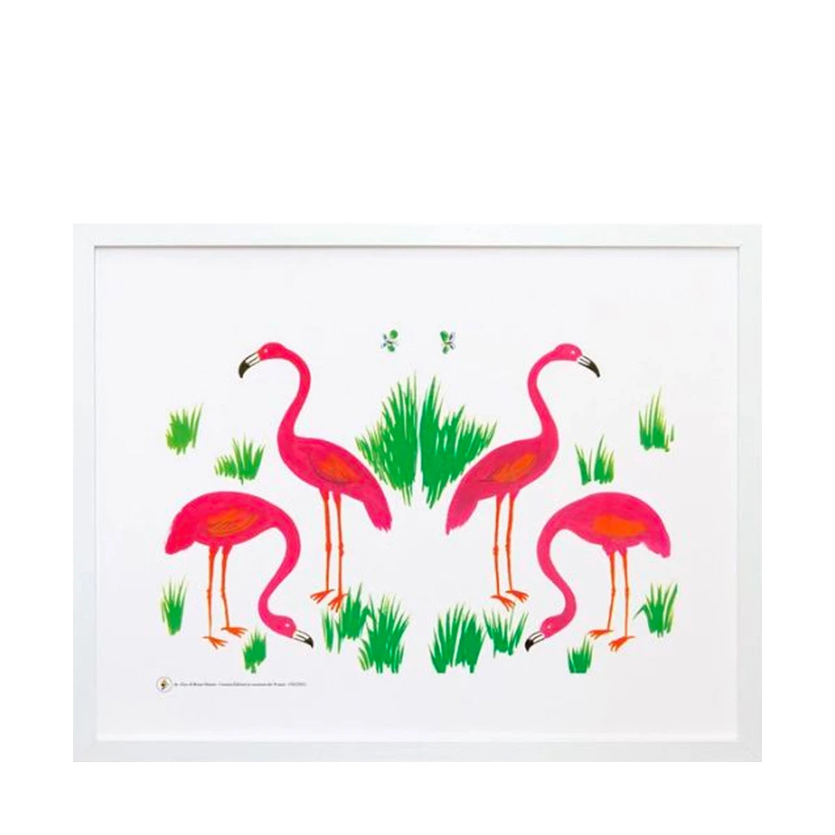 Art print - Flamingos (Zoo) by Bruno Munari - view 1