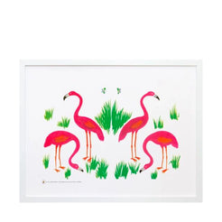 Art print - Flamingos (Zoo) by Bruno Munari - view 1