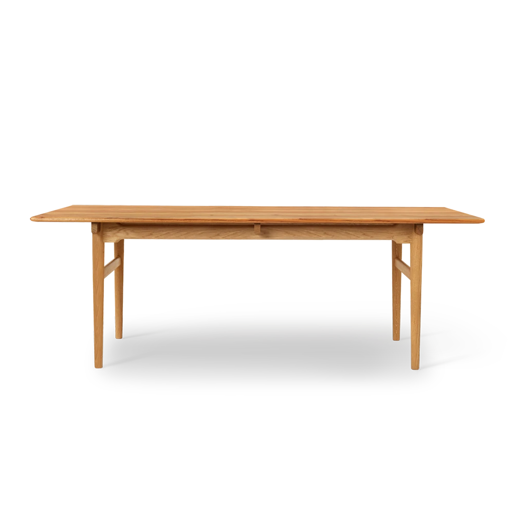 CH327 Teak Oak Oil Dining Table W2480 - view 1