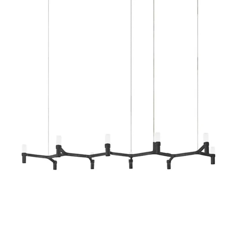 Crown Plana Linea 10 Black Ceiling Lamp - view 1