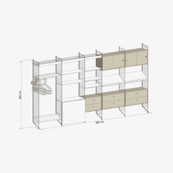 STRING SYSTEM MODULE 12 Shelf - view 1