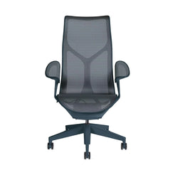 Cosm Work Chair High Back - Leaf Arms (Nightfall) - view 1