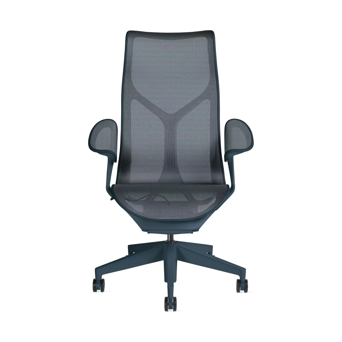 Cosm Work Chair High Back - Leaf Arms (Nightfall) - view 1