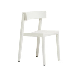 Bik Oak Wood White Dining Chair - view 1