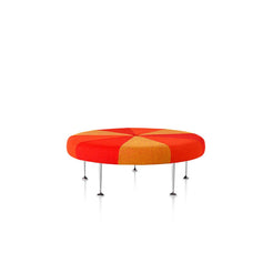 Girard Color Wheel Ottoman (Orange) - view 1